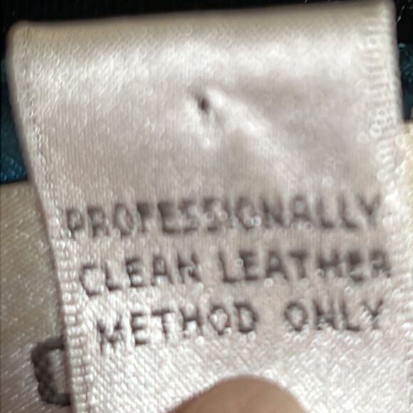 Chico’s | Suede Leather Teal Jewel Tone Swing Coat | Size Large (Chico’s 2) - Picture 5 of 12